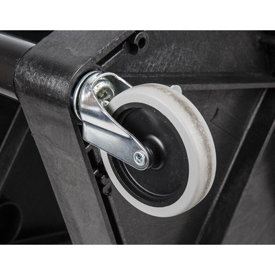 RS PRO 3 Shelf PE Trolley, 810 x 610mm, 180kg Load