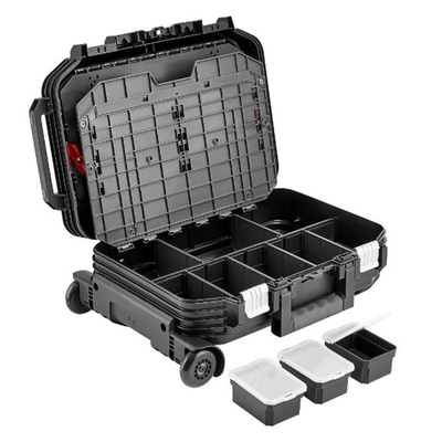 Facom Waterproof Metal Transit Case With Wheels, 540 x 400x 435mm