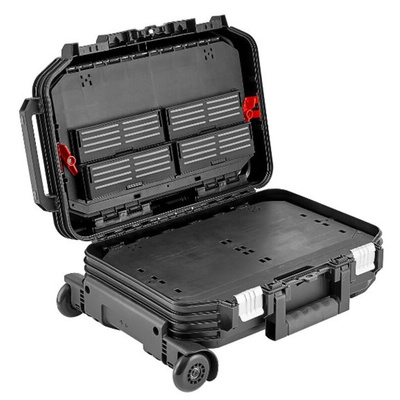 Facom Waterproof Metal Transit Case With Wheels, 540 x 400x 435mm