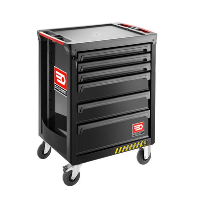 Facom 6 Shelf Trolley Trolley, 560 x 460mm, 20 kg, 25 kg, 30 kg Load