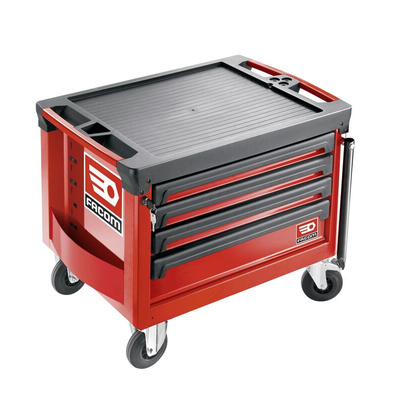 Facom 4 Shelf Trolley Trolley, 560 x 460mm