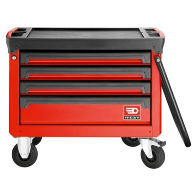 Facom 4 Shelf Trolley Trolley, 560 x 460mm