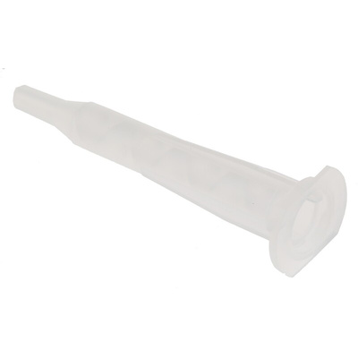 RS PRO Acrylic Mixer Nozzle, 50ml Bayonet 7 Mixing elements 58mm