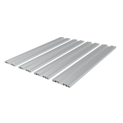 RS PRO Aluminium, Anodized Guiding Rail, 1200mm x 6.5mm
