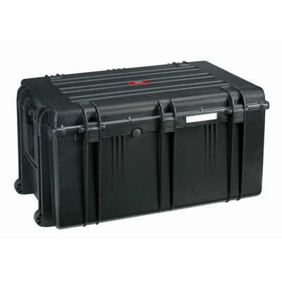 RS PRO Waterproof Plastic, Polymer Watertight Case With Wheels, 860 x 560 x 460mm