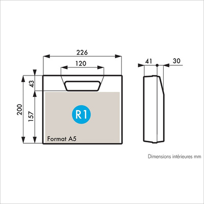 Gard Plasticases Rétro Plastic Equipment case, 235 x 215 x 75mm