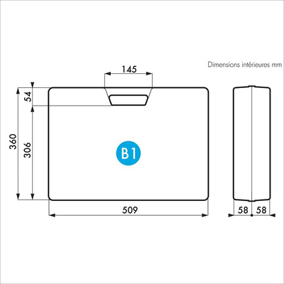 Gard Plasticases Rétro Plastic Equipment case, 518 x 374 x 123mm