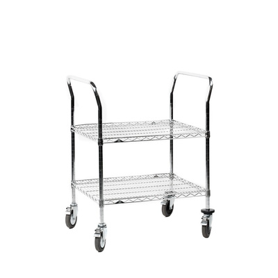 EUROSTAT 2 Shelf Trolley Trolley, 460x760x1030mm, 200kg Load