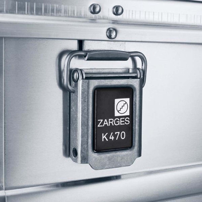 Zarges K 470 Waterproof Metal Equipment case, 340 x 600 x 400mm