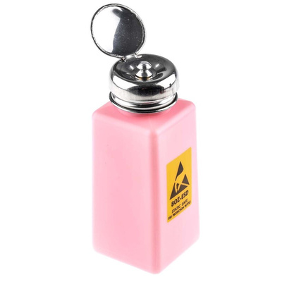 RS PRO Pink Pump Dispenser, 240ml