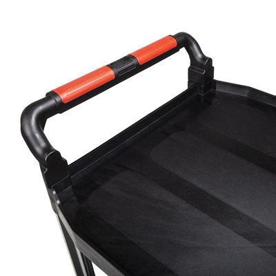 RS PRO 2 Shelf Aluminium Trolley Trolley, 866 x 500mm, 120kg Load