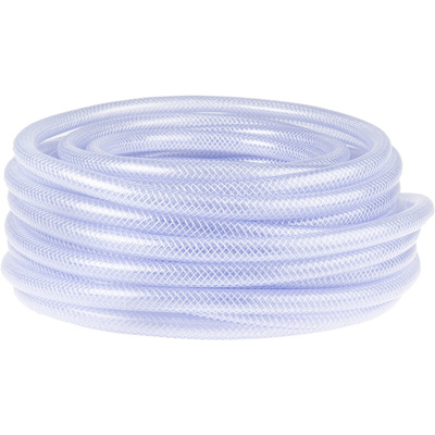 RS PRO Hose Pipe, PVC, 12.5mm ID, 17.5mm OD, Clear, 25m