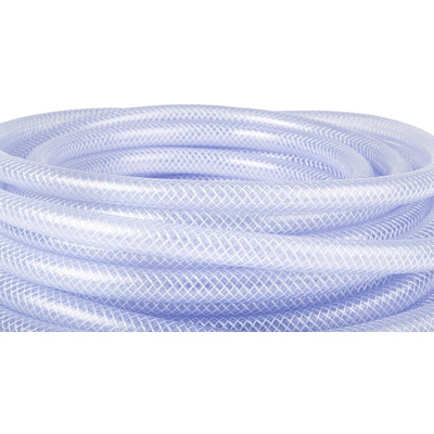 RS PRO Hose Pipe, PVC, 12.5mm ID, 17.5mm OD, Clear, 25m