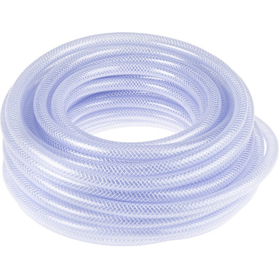 RS PRO Hose Pipe, PVC, 12.5mm ID, 17.5mm OD, Clear, 25m