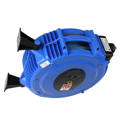 RS PRO 1/2 in G 12mm 490mm Hose Reel 16 bar 15m Length, Wall Mounting