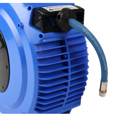 RS PRO 1/2 in G 12mm 490mm Hose Reel 16 bar 15m Length, Wall Mounting
