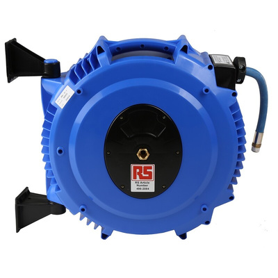 RS PRO 1/2 in G 12mm 490mm Hose Reel 16 bar 15m Length, Wall Mounting