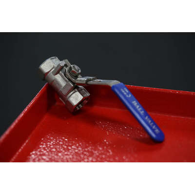 RS PRO Stainless Steel Reduced Bore, 2 Way, Ball Valve, BSPP 1/4in, 68bar Operating Pressure