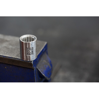 RS PRO Stainless Steel Pipe Fitting Socket, Female G 1/2in x Female G 1/2in