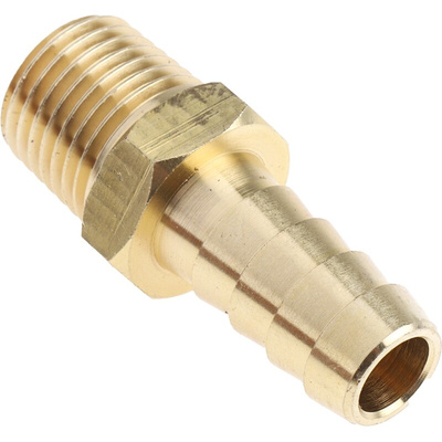 RS PRO Hose Connector Hose Tail Adaptor, G 1/4in 3/8in ID