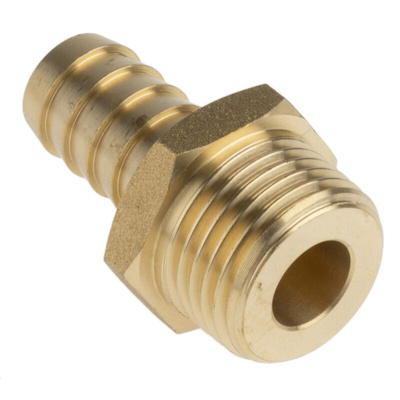 RS PRO Hose Connector Hose Tail Adaptor, G 1/2in 1/2in ID