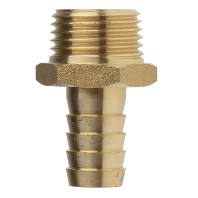 RS PRO Hose Connector Hose Tail Adaptor, G 1/2in 1/2in ID