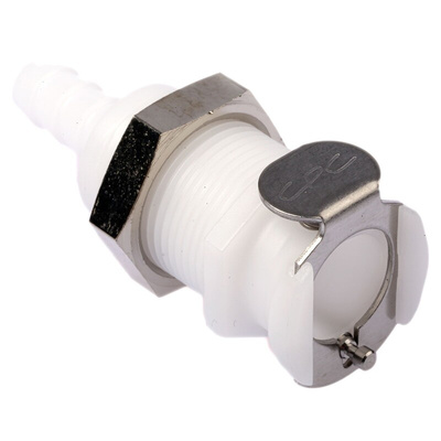 Colder Products Hose Connector, Straight Hose Tail Coupling 1/4in ID, 8.3 bar