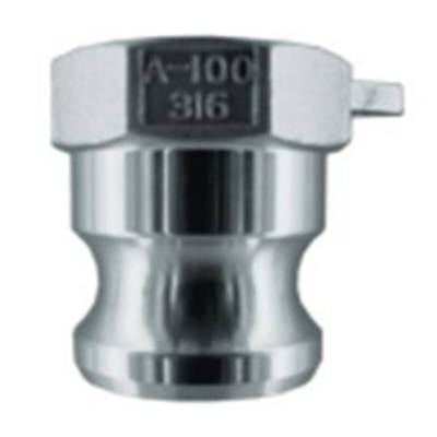 RS PRO Hose Connector, Straight Camlock Adaptor, BSPT 2in 2in ID, 17 bar