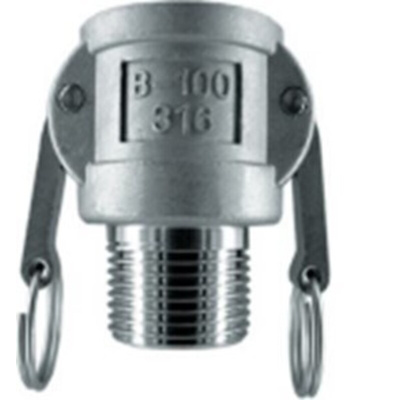RS PRO Hose Connector, Straight Camlock Coupling, R 1-1/2in 1-1/2in ID, 17 bar