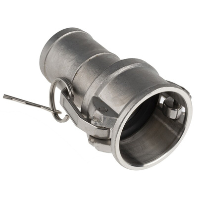 RS PRO Hose Connector, Straight Camlock Coupling 2in 2in ID, 17 bar