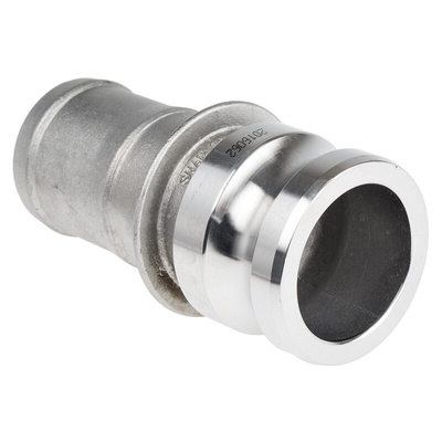 RS PRO Hose Connector, Straight Cam & Groove Coupling 2in 2in ID, 17 bar