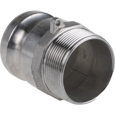 RS PRO Hose Connector, Straight Camlock Adaptor, R 2in 2in ID, 17 bar