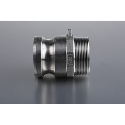 RS PRO Hose Connector, Straight Camlock Adaptor, R 2in 2in ID, 17 bar