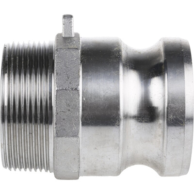 RS PRO Hose Connector, Straight Camlock Adaptor, R 2in 2in ID, 17 bar