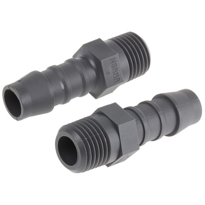 RS PRO Hose Connector, Straight Hose Tail Adaptor, BSP 1/4in 10mm ID