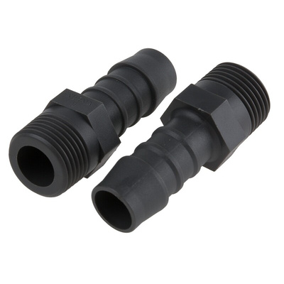 RS PRO Hose Connector, Straight Hose Tail Adaptor, BSP 3/8in 12mm ID