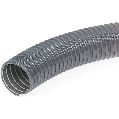 Merlett Plastics Grey PVC Flexible Ducting, 10m, 38mm Bend Radius