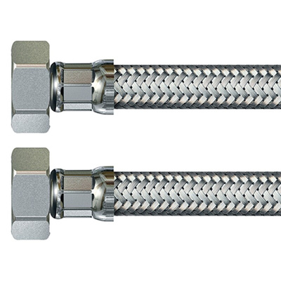 Watts Hose Assembly, Female 12mm to Female 17mm, 16 bar, 300mm Long