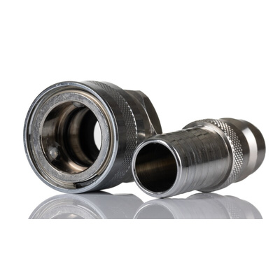Nito Hose Connector, Straight Coupling Set, BSP 3/4in 3/4in ID, 25 bar