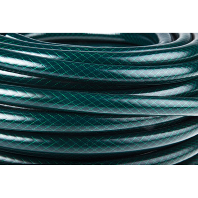 RS PRO Hose Pipe, PVC, 12mm ID, 15.3mm OD, Green, 30m