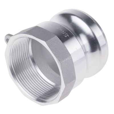 RS PRO Hose Connector, Straight Cam & Groove Adaptor, BSP 2in 2in ID, 17 bar