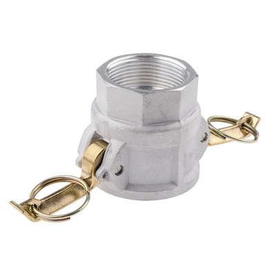RS PRO Hose Connector, Straight Cam & Groove Coupling, BSPT 1-1/2in 1-1/2in ID, 17 bar