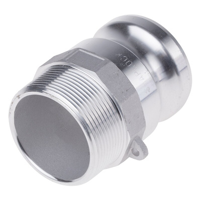 RS PRO Hose Connector, Straight Cam & Groove Adaptor, BSP 2in 2in ID, 17 bar