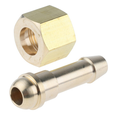 RS PRO Hose Connector Hose Tail Adaptor, BSP 3/8in 3/8in ID
