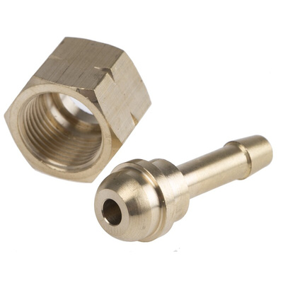 RS PRO Hose Connector Hose Tail Adaptor, BSP 3/8in