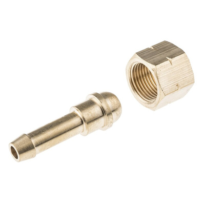 RS PRO Hose Connector Hose Tail Adaptor, BSP 3/8in