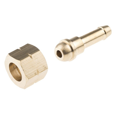 RS PRO Hose Connector Hose Tail Adaptor, BSP 3/8in