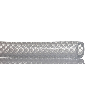 RS PRO Hose Pipe, PVC, 8mm ID, 12mm OD, Clear, 25m