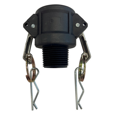RS PRO Hose Connector, Straight Camlock Coupling, BSP 1in 1in ID