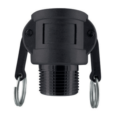 RS PRO Hose Connector, Straight Camlock Coupling, BSP 1-1/2in 1-1/2in ID, 7 bar